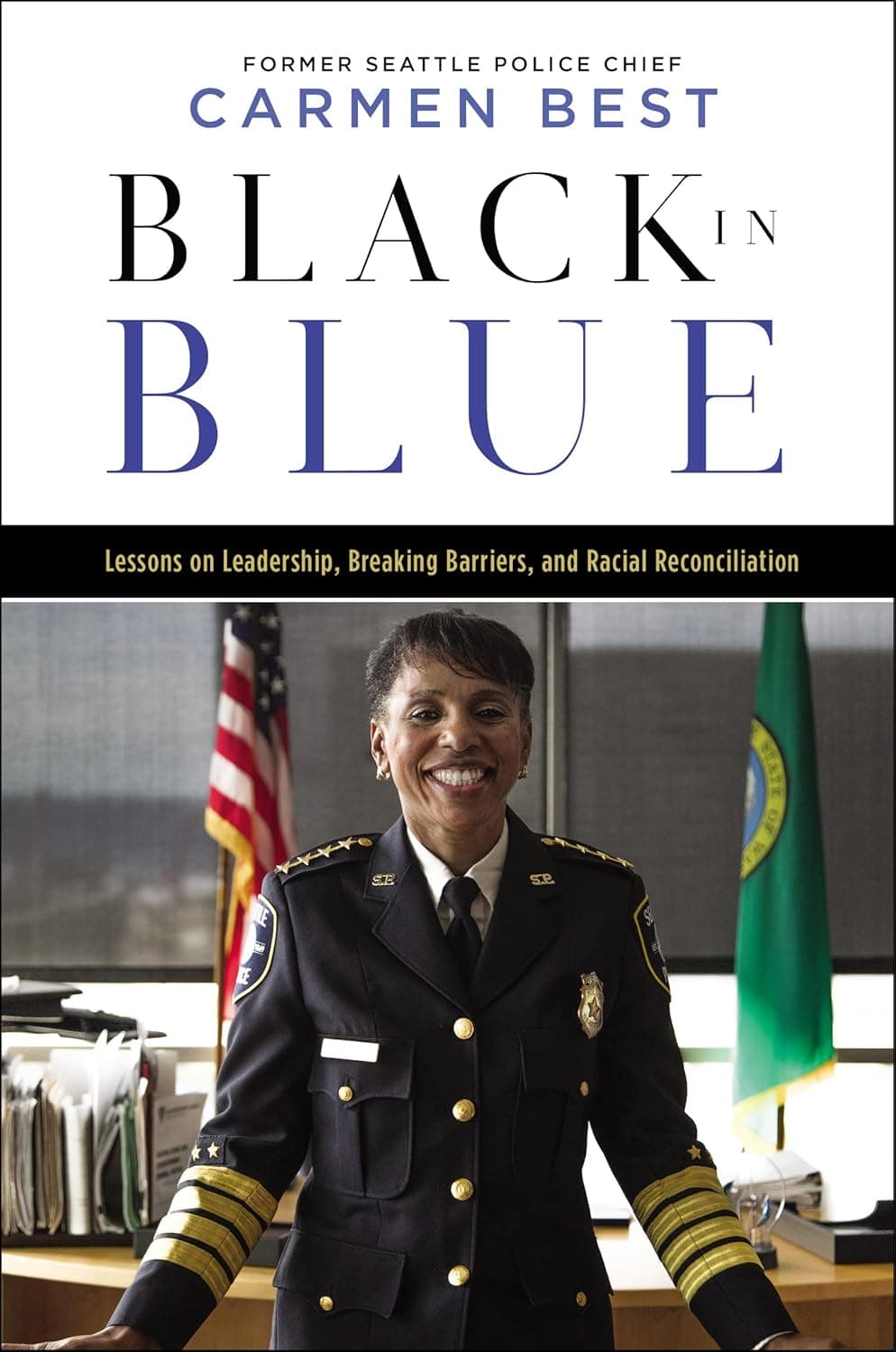 Black in Blue, by Carmen Best. HarperCollins Leadership, 2021.